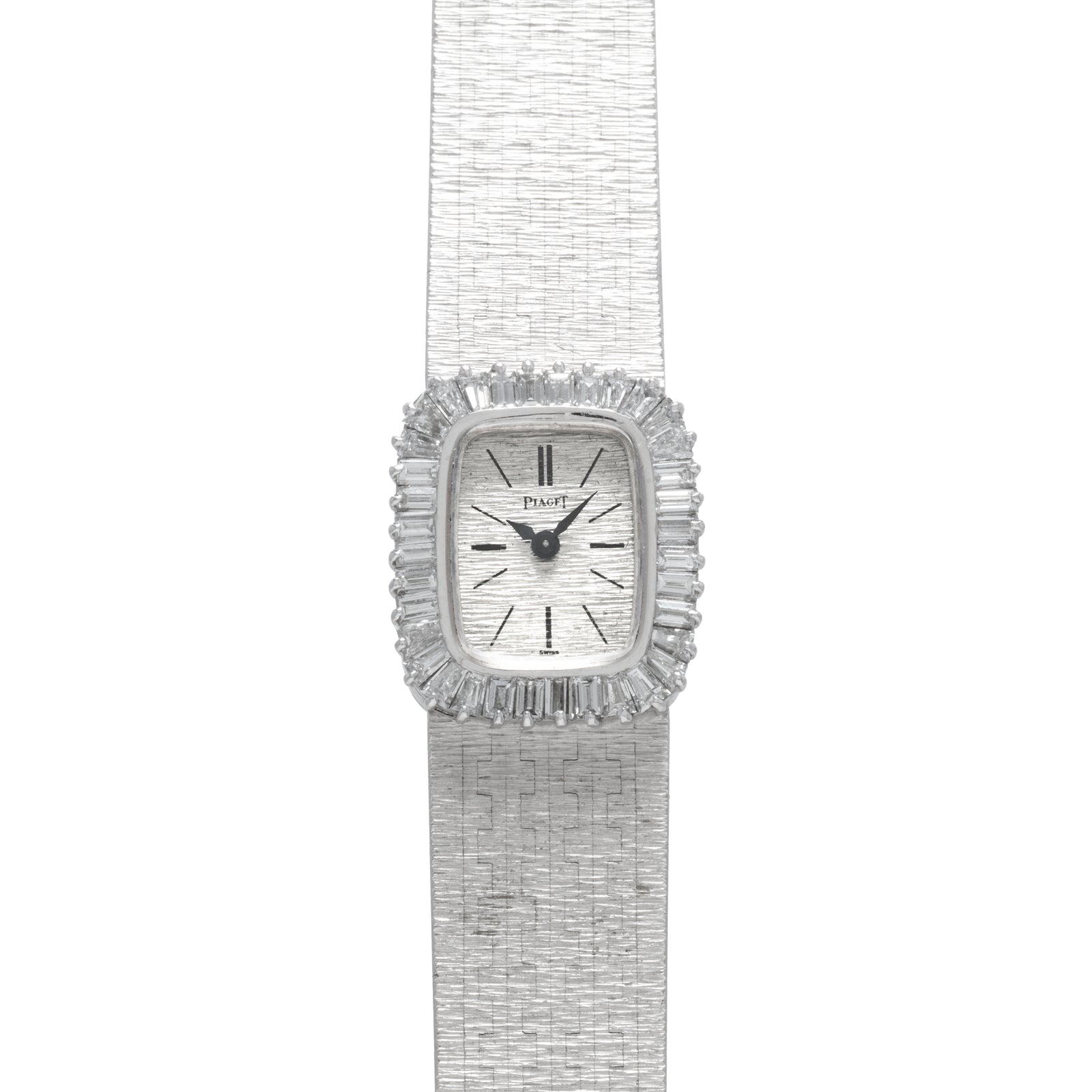 Piaget White Gold 'Bark Diamond' Dress Watch