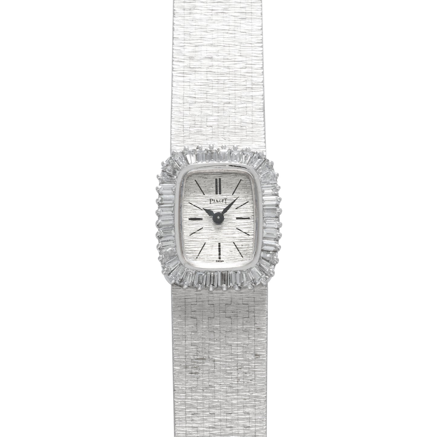 Piaget White Gold 'Bark Diamond' Dress Watch