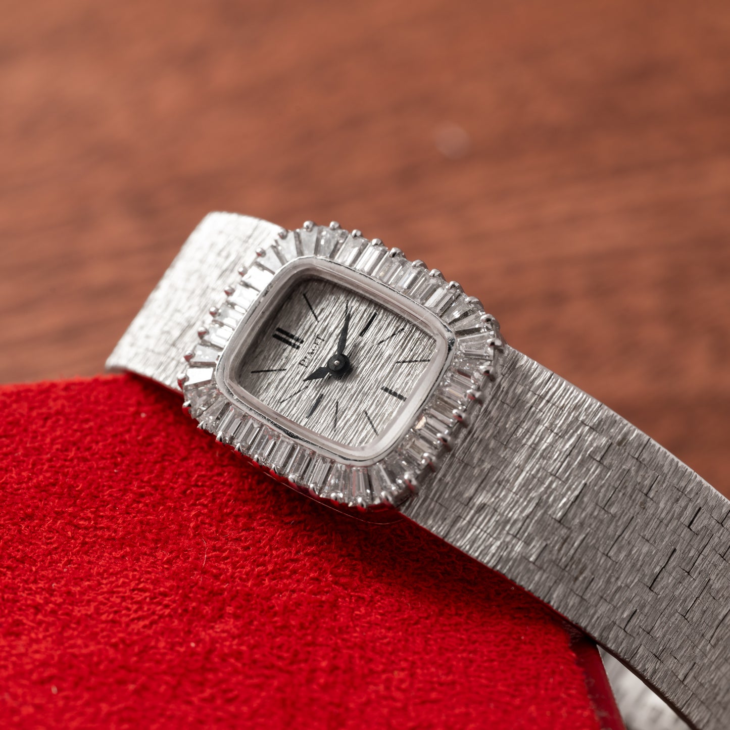 Piaget White Gold 'Bark Diamond' Dress Watch