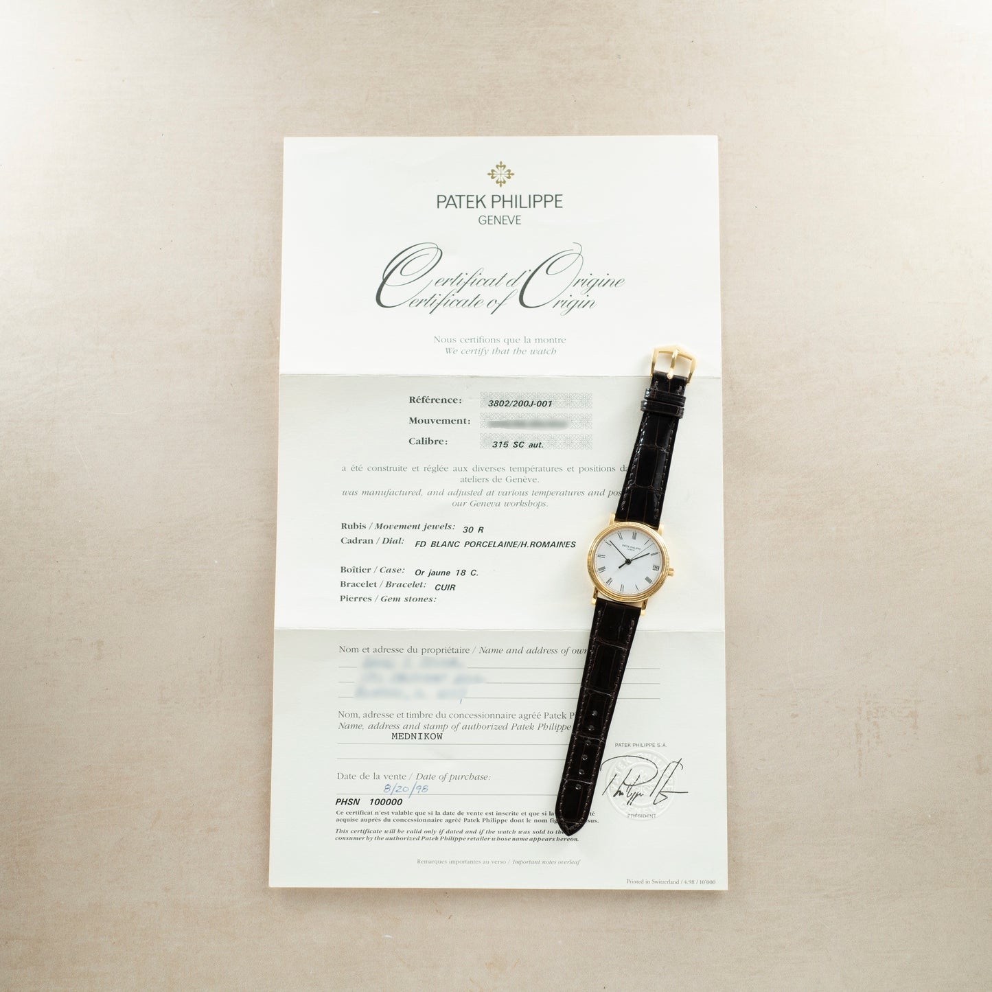 Patek Philippe Calatrava